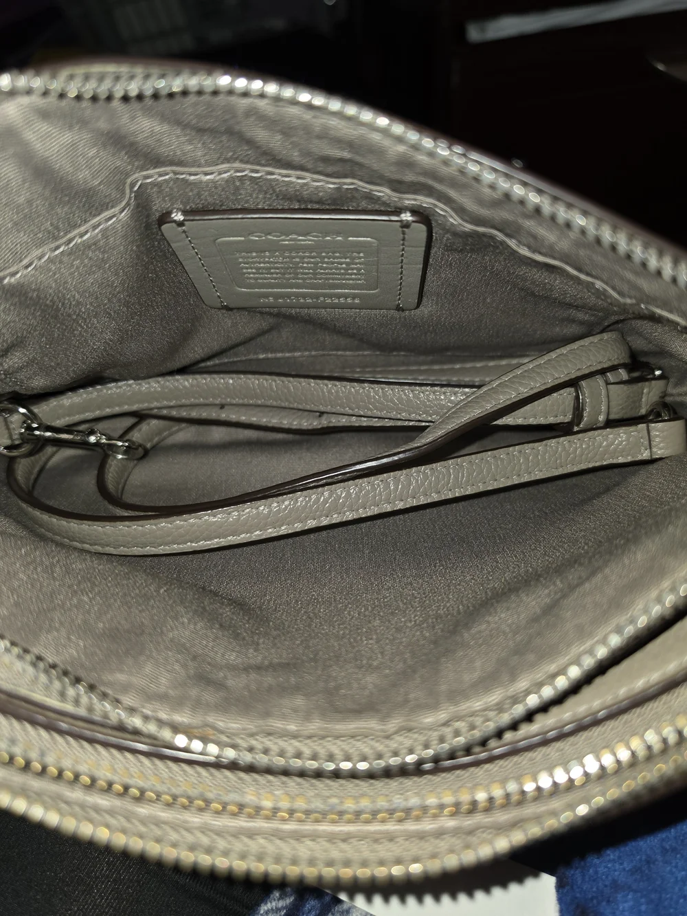 Coach Lyla Crossbody/Clutch Bag in Pebbled Leather with Rivets